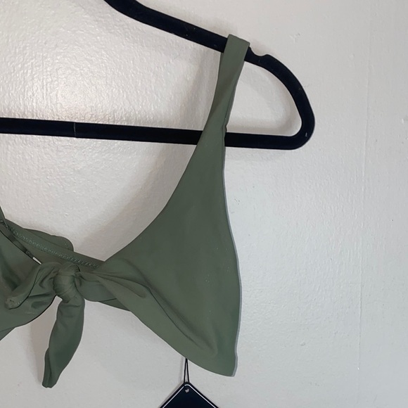 Zaful Other - 🎱Brand new army green Zaful knot swimsuit top!